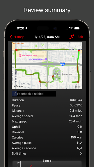 Fitmeter Bike - GPS Cyclingのおすすめ画像2