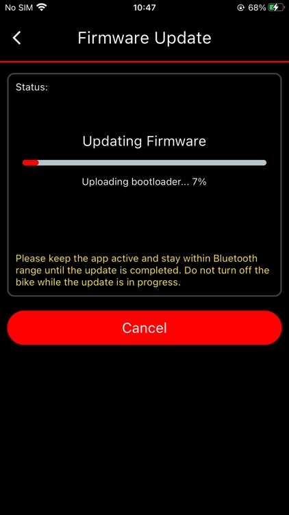 E-bike Firmware Update