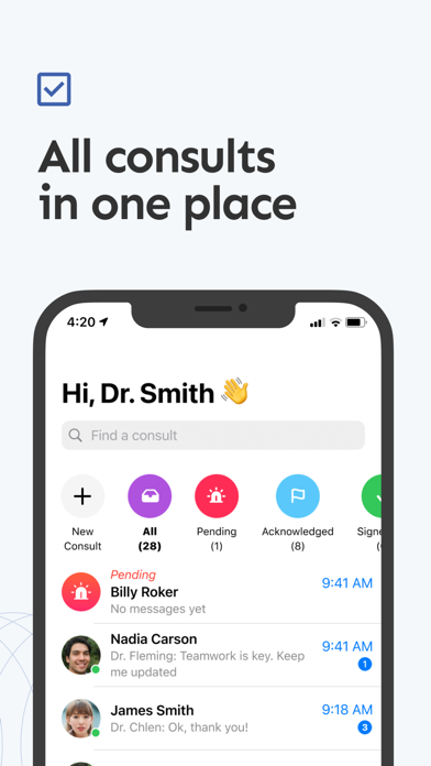 Aly Telehealth Screenshot
