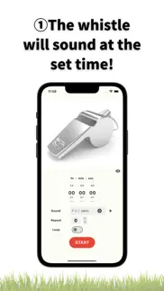 whistle sound alarm timer app iphone screenshot 1