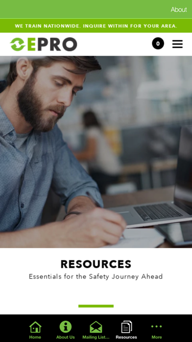 EPRO Safety Screenshot