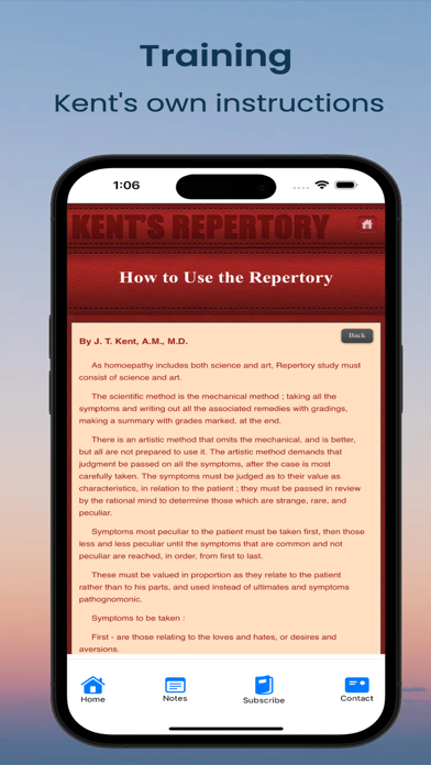 Kent Homeopathic Repertory Screenshot