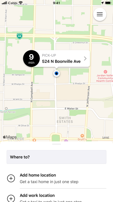 Springfield Yellow Cab Taxi Screenshot