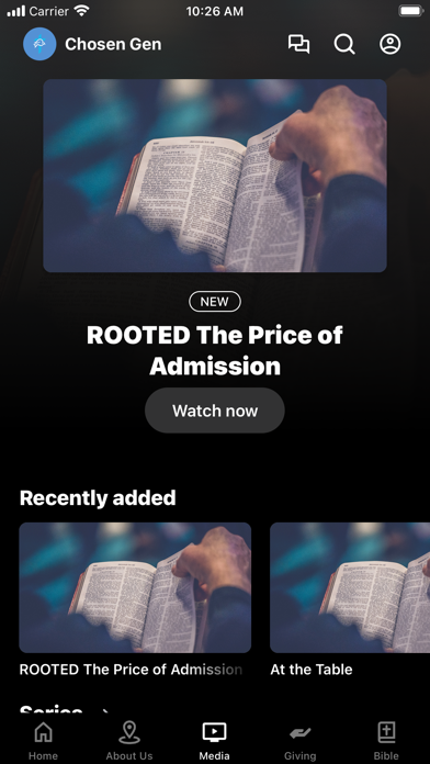 Chosen Generation Church -CGC iPhone screenshot 3 - Education app