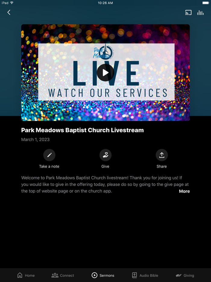 Park Meadows Baptist Church
