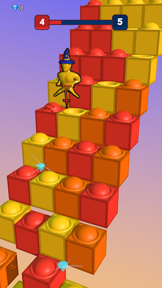 #2. Pop It Run! 3D (iOS) 来自: Florian Bennert