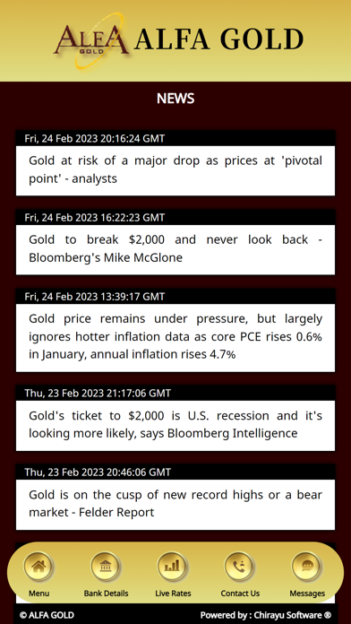 ALFA GOLD LIVE Screenshot