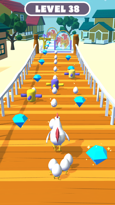 Chicken Runner 3D! Screenshot