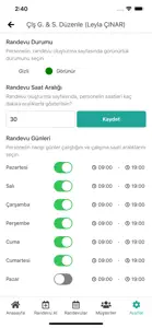 Basit Randevu Programı screenshot #7 for iPhone