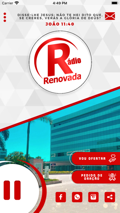 Rádio Renovada PIB Screenshot