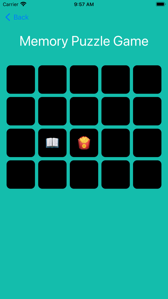 #2. Emoji Memory Puzzle (iOS) By: Khalid Alzughaibi