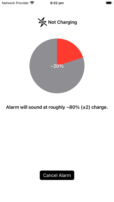 Battery Alarm - Track Charge Screenshot