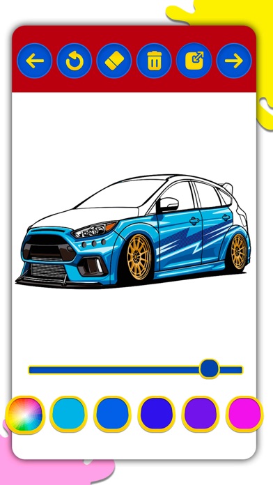 Cars Coloring Pages Collection Screenshot