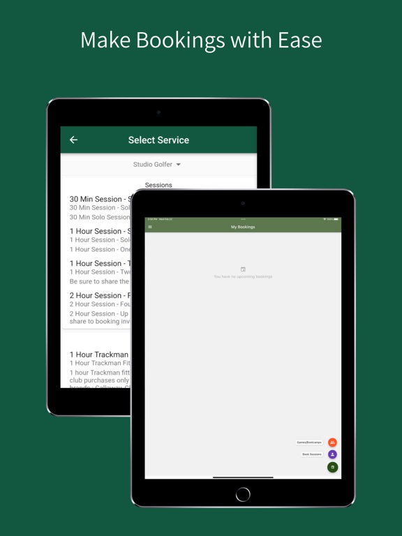 Studio Golfer iPad screenshot 2 - Sports app
