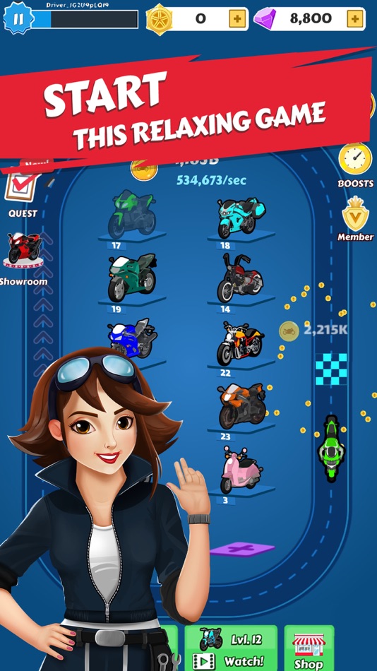 #2. Merge Bike Game (iOS) Bởi: Baxter Games Newcastle Limited