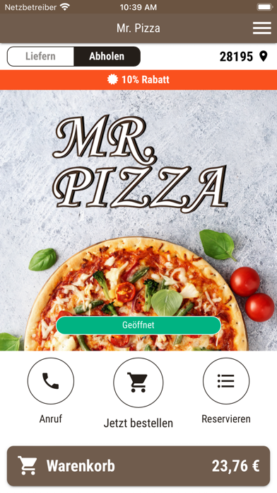 Mr. Pizza Bremen Screenshot