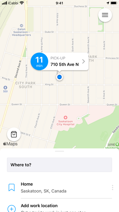 Hey Taxi Saskatoon Screenshot