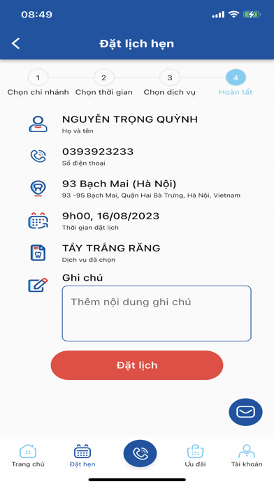 Nha Khoa Paris Screenshot
