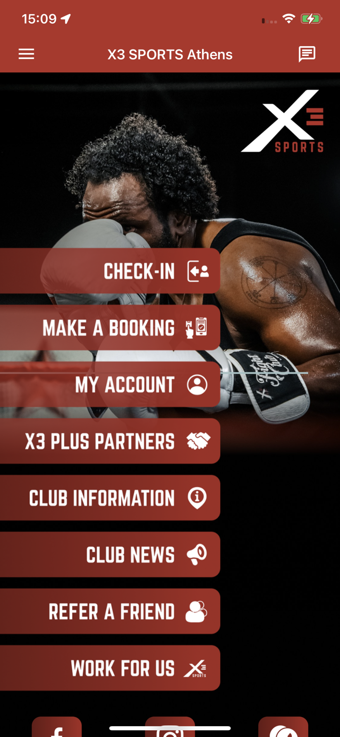 X3 Sports Member App