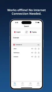 english tagalog dictionary + iphone screenshot 1