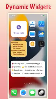 mini notes : sticky todo app iphone screenshot 2
