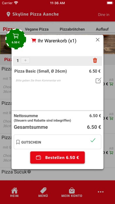 Skyline Pizza Screenshot