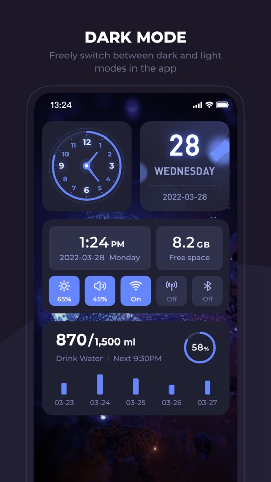 #2. Enjoy:Beautiful widgets (iOS) 由: Shanghai Lumeng Cultural Communication Co., Ltd.