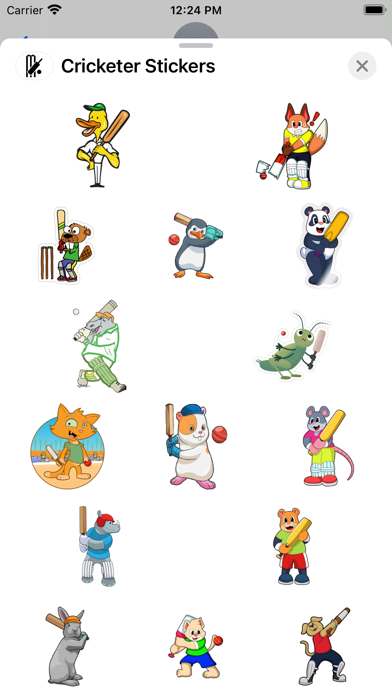 Screenshot #1 pour Cricketer Stickers