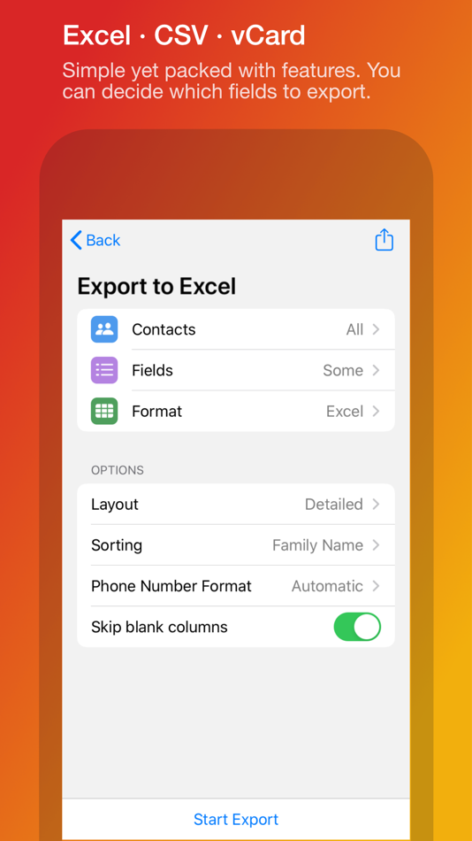 Export Contacts Pro - 2.1.1 - (iOS)