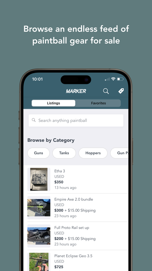 Marker - Paintball Marketplace - 1.0.3 - (iOS)