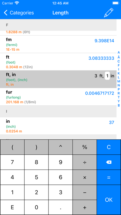 Converter and Calculator Liteのおすすめ画像1