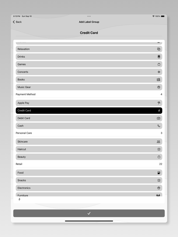Label Ledger - Expense Manager