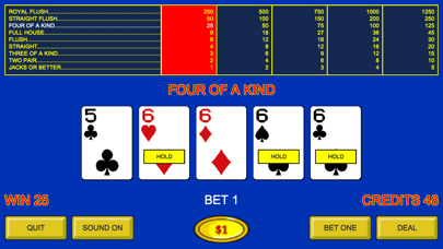 Jacks or Better - Casino Screenshot