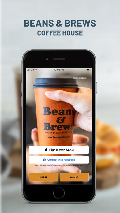 Beans & Brews Coffee House Screenshot