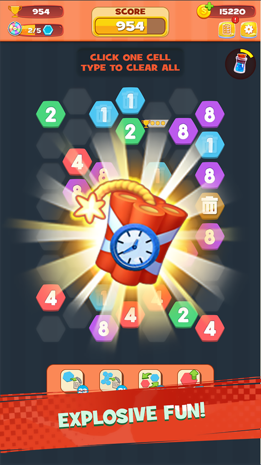 #3. Number Hexa Block - Merge Game (iOS) By: Thanh Nguyen