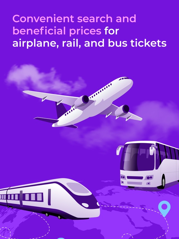 Tickets.ua iPad screenshot 1 - Travel app