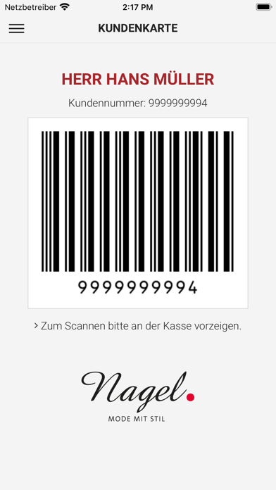Modehaus Nagel Screenshot