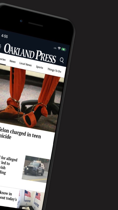 The Oakland Press Screenshot