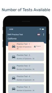 us dmv permit test prep iphone screenshot 2