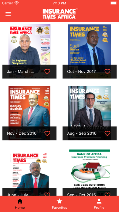 Insurance Times Africa Screenshot