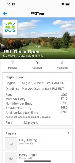 Game screenshot Florida Professional Golf Tour apk