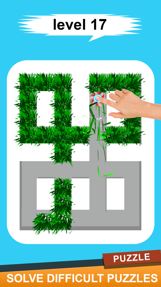 #1. Cut & Mow Grass Game (iOS) 来自: Atif Mumtaz