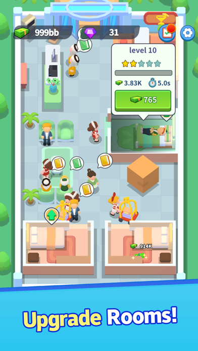 My Mini Hotel: Idle Game Screenshot