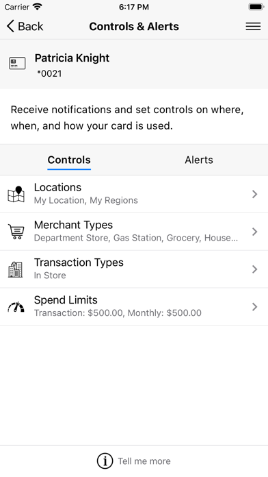 Peoples CardLock Screenshot
