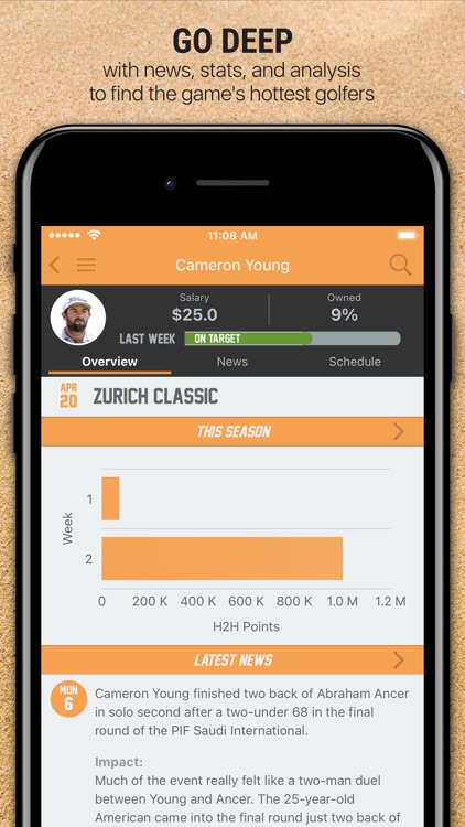 H2H Fantasy Golf screenshot-5
