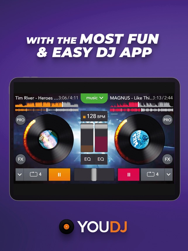 YouDJ Mixer - Easy DJ app on the App Store