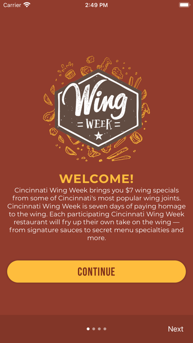 Cincinnati Wing Week Screenshot