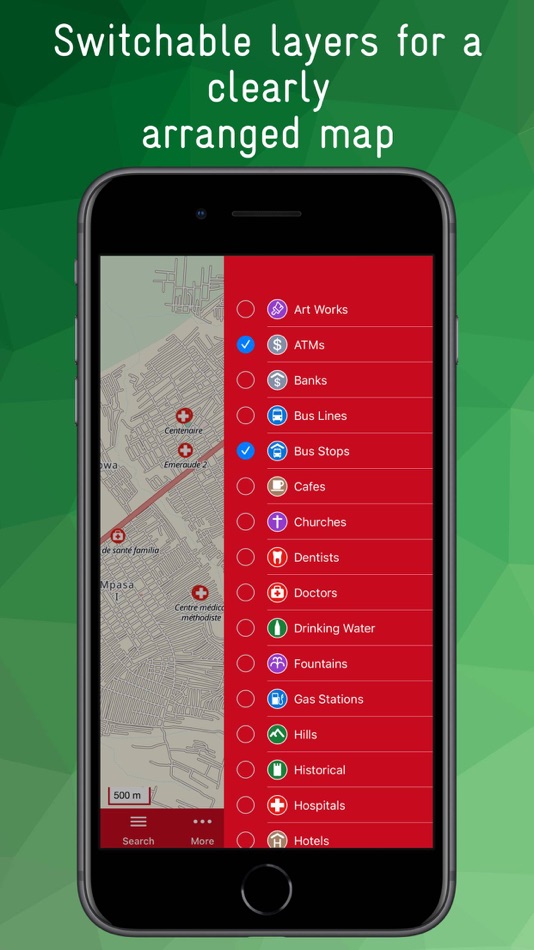 #3. Kinshasa Offline Map (iOS) โดย: Joerg Holz