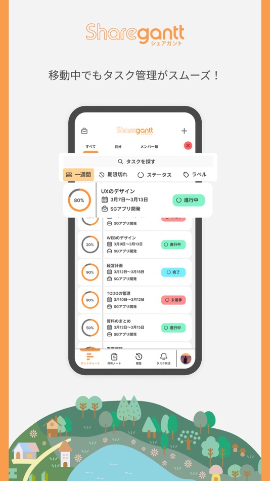 #2. Sharegantt: Task Management (iOS) 由: SHARE GANTT, K.K.