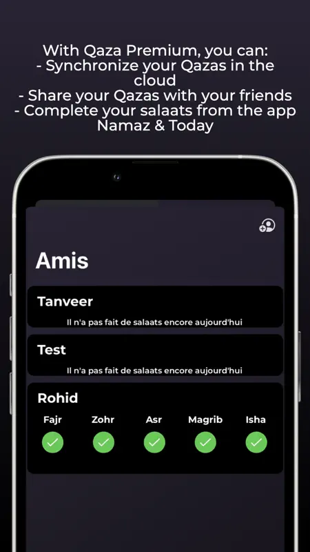 Qaza - Muslim Namaz Tracker screenshot 3 of 3